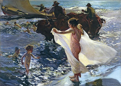 Bathing Time Joaquin Sorolla